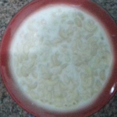  مكرونه بالحليب 