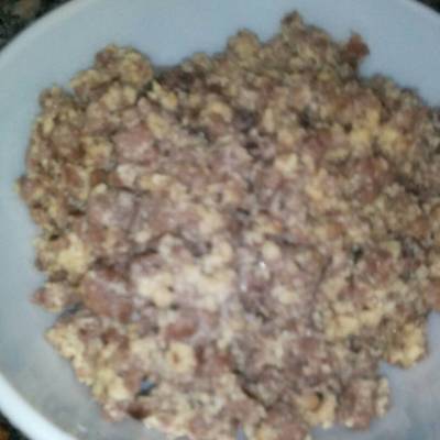  اللحم المفروم بالبيض 