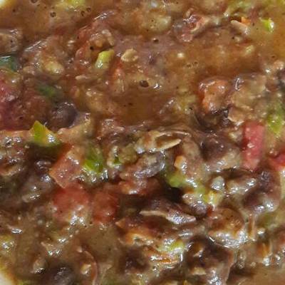  فول ب الفلفل والطماطم 