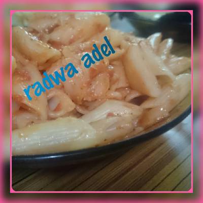  المكرونة بالطماطم الخفيفة 