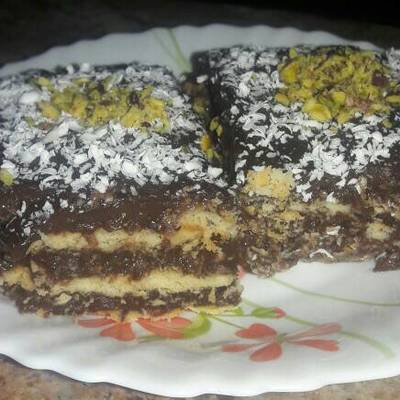  طبقات البسكويت بلشوكولا 