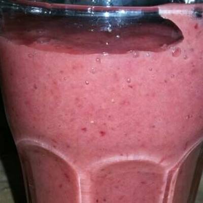  عصير فراوله بالموز 