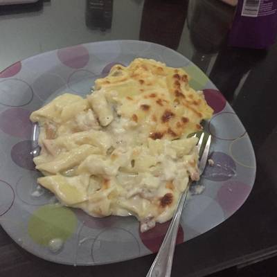  مكرونه نجرسكو (باشاميل بالفراخ) 