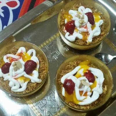  كنافة بالمانجو (حلويات رمضانية) 