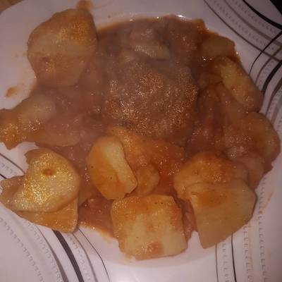  بطاطس باللحمه 