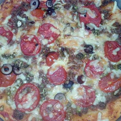  اكلات عشاء خفيفه بيتزا الجبنه المشكله 