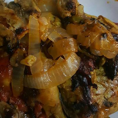  ارجل الدجاج ب الكاري والرز ب البرتقال