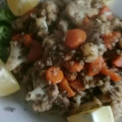  زهرة مطبوخه على طريقتي 