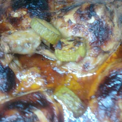  صينية كوسة بالفراخ 