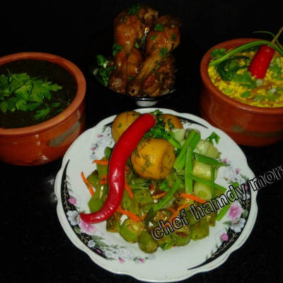  ملوخية وأرز وفراخ ,شيف حمدي مرسي, 