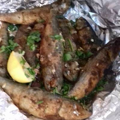  سردين بالليمون والتوم 