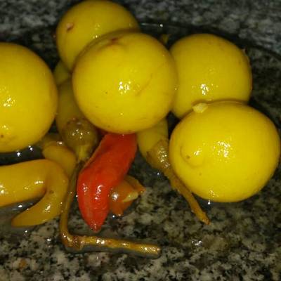  الليمون المخلل بالعُسفر 