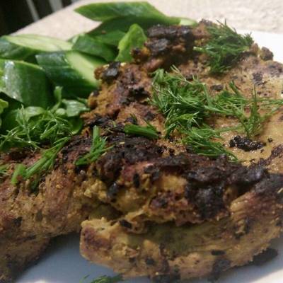  ستيك لحم مشوي 