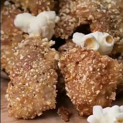  قطع الفراخ بالفوشار 