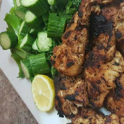  دجاج مشوى بالليمون 