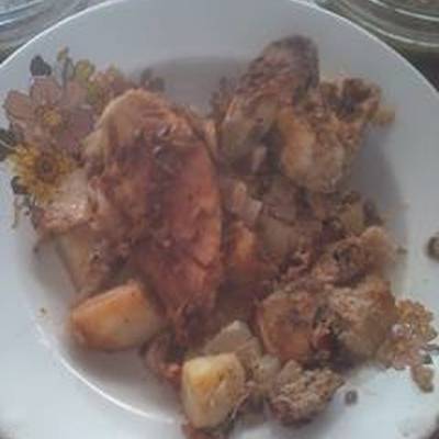  فراخ فرن بامية بلدي 