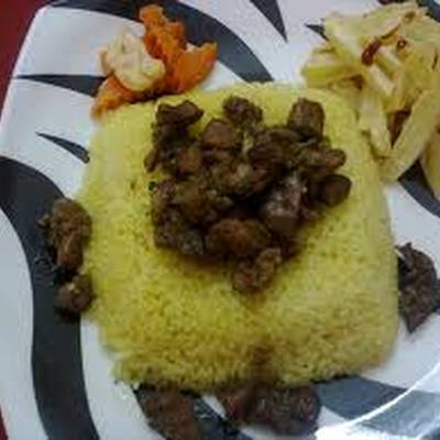  طريقة عمل ارز بالكبد والقوانص 