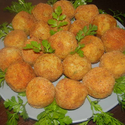  طريقة عمل كرات البطاطس بكبد الدجاج والجبنة 