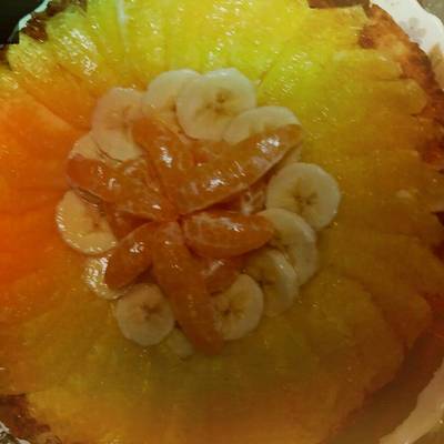  تارت الكاسترد و الفاكهه 