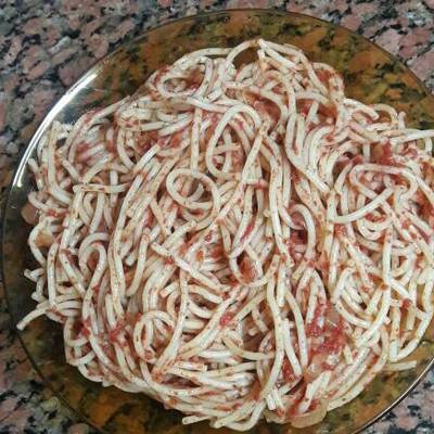  مكرونة اسباجتي حااارة