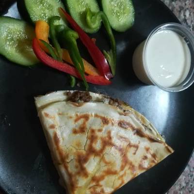  كريب المحلات بالدجاج 