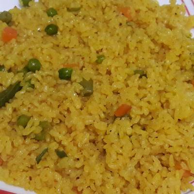  ارز بالكارى و الخضروات 