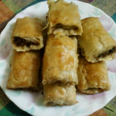  طريقة عمل اصابع الجلاش باللحم المفروم 