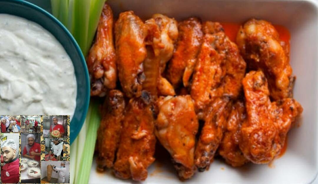  أجنحة الدجاج الحريفة 