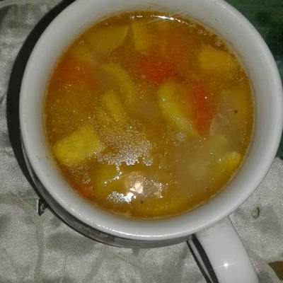  شوربة شوفان بالدجاج 