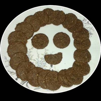  بسكوت الشوفان بالكاكاو 