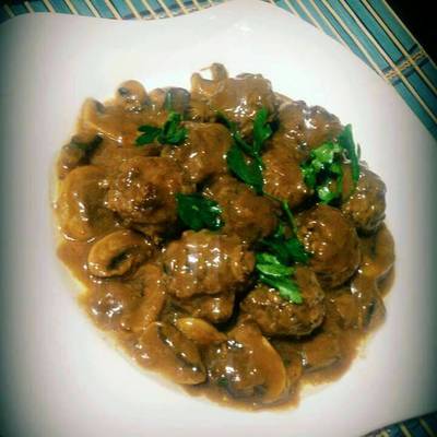  كفته داود باشا بصوص الدمي جلاس بالمشروم 