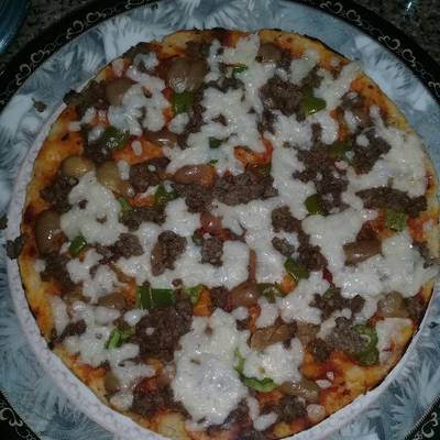  بيتزا باللحمة المفرومة ❤ # أكلات للعشاء 