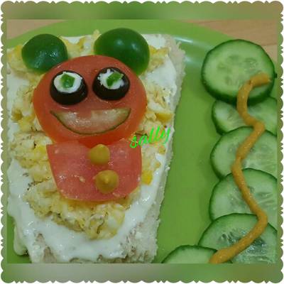  تقديم الاكل بشكلل محبب للاطفال 