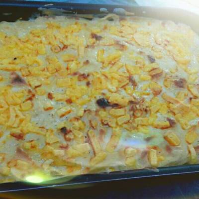  مكرونة بالبشاميل سادة 