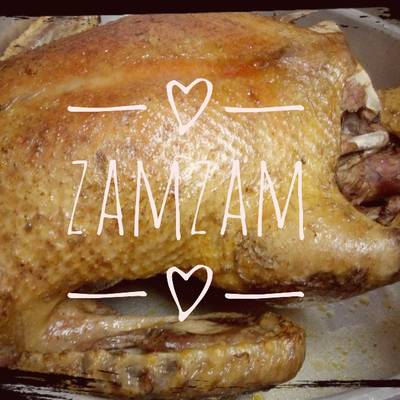  بط مسلوق ومحمر بالفرن سهل ولذيذ 