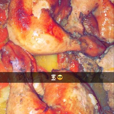  صينية الفراخ بالبطاطس 