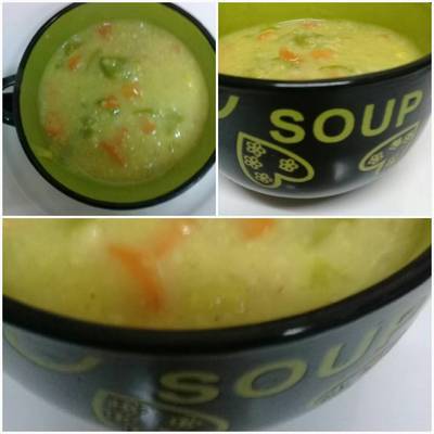  شوفان بالخضار 