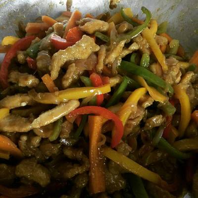  فاهيتا دجاج على طريقتي :) :) 