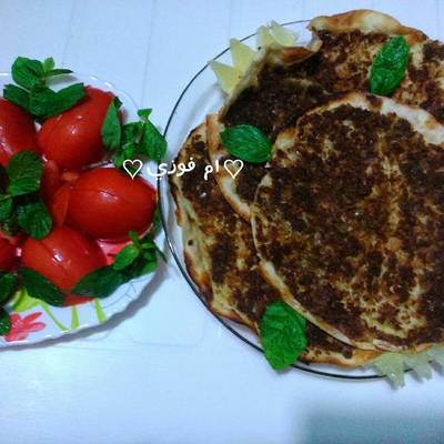  لحم بعجين او صفيحة بالكفتة سهلة جدا 
