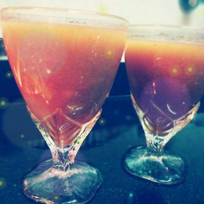  عصير خوخ رانى بالحبيات 