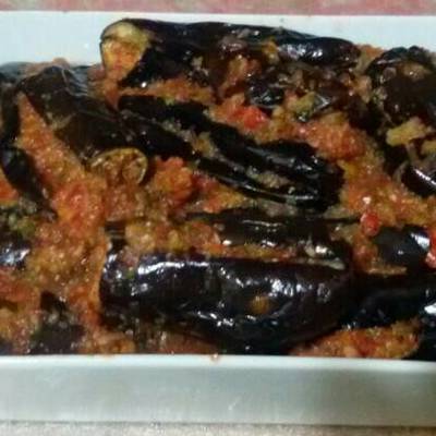  الباذنجان المخلل على طريقة والدى الله يرحمه 