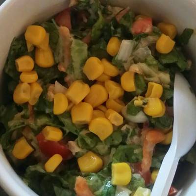  سلطة التونا والخس 