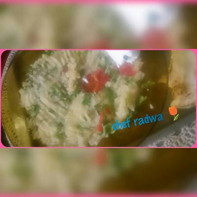  بطاطس بوريه ب المسقعة 