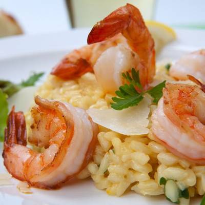  طريقة عمل أرز بسمتي بالجمبري 