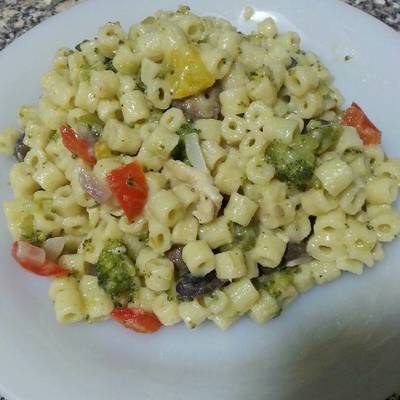  مكرونة بروكلي بالوايت صوص 