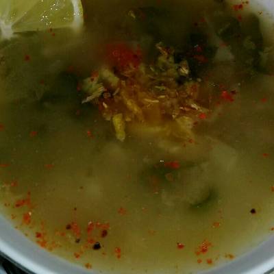  شوربة السبانخ 