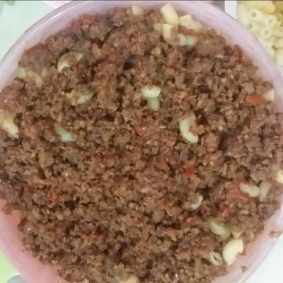  طاجن مكرونة باللحم المفروم 