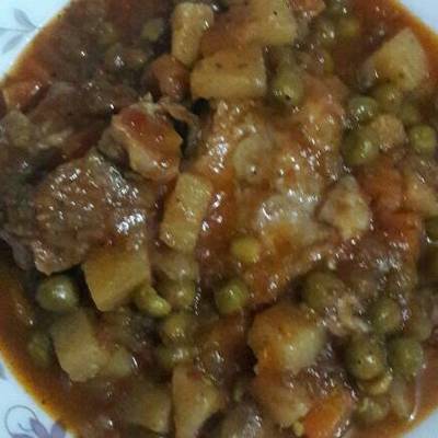  بسله ب جزر والبطاطس 