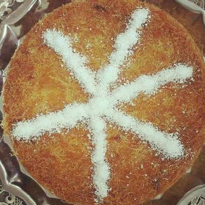  كنافة بالقشطة 