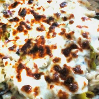  مكرونة الفريدو بالصوص الابيض الحارة